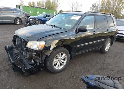 2006 Toyota Highlander Hybrid V6 from USA, damaged, VIN JTEEW21AX60021823